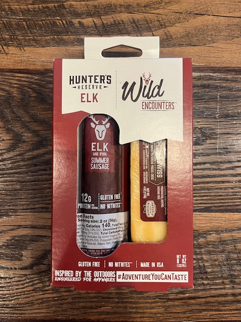 summer sausage - elk & swiss cheese