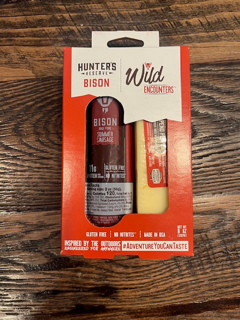 summer sausage - bison & jalapeno pepper cheese