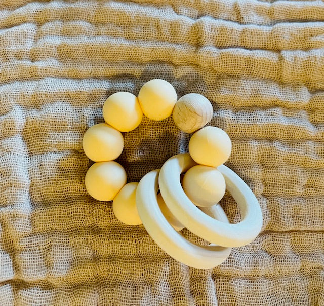 teether - silicone beaded teether toy