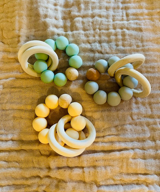 teether - silicone beaded teether toy