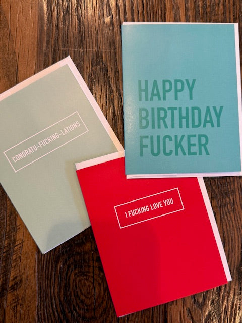 greeting card - i fucking love you