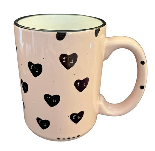 mug - fuck you hearts in pink