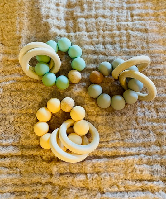 teether - silicone beaded teether toy