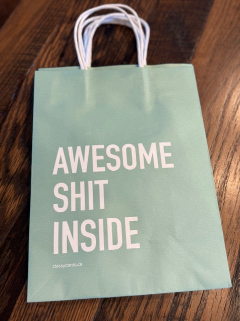 gift bag - awesome shit inside